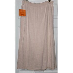 Point of View Vintage Silk Acrylic Blend Knit Sweater Skirt Womens Large